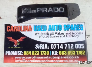 Toyota Prado rear/back license plate light cover