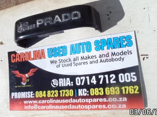 Toyota Prado rear/back license plate light cover