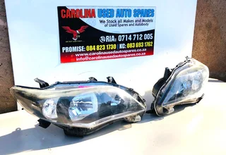 Toyota Corolla Quest left and right side headlights