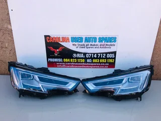 Audi A4 B9 left and right side xenon headlight
