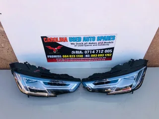 Audi A4 B9 left and right side xenon headlight