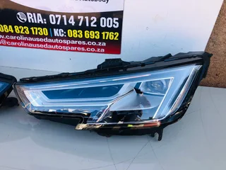 Audi A4 B9 left and right side xenon headlight