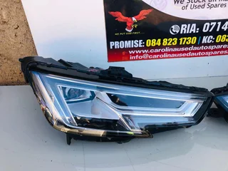 Audi A4 B9 left and right side xenon headlight