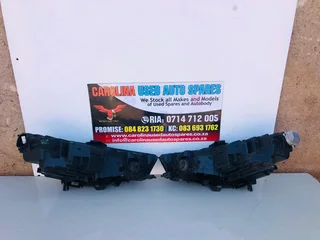 Audi A4 B9 left and right side xenon headlight