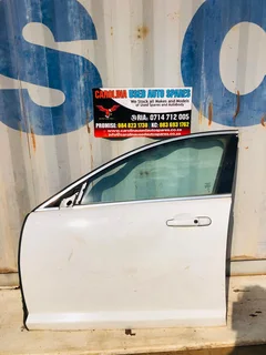 Jaguar XF left side complete front door