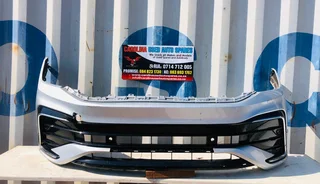 VW Tiguan R-line 2 generation complete front bumper with grill