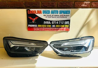 Audi Q5 facelift left and right side LED xenon headlights