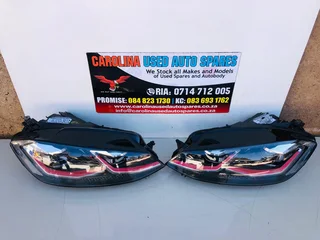 VW Golf 7.5 GTI left and right side LED xenon headlight