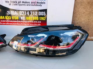 VW Golf 7.5 GTI left and right side LED xenon headlight