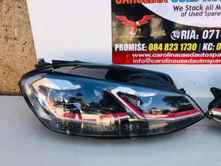 VW Golf 7.5 GTI left and right side LED xenon headlight
