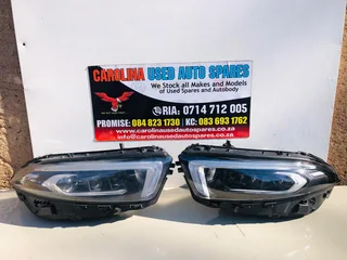 Mercedes Benz W177 left and right side multi-beam LED bi-xenon headlights