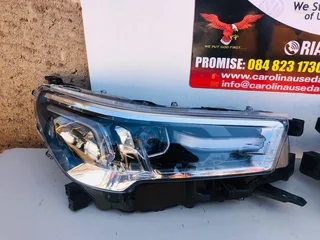 Toyota Hilux Legend RS left and right side chrome LED headlights