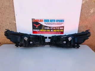 Toyota Hilux Legend RS left and right side chrome LED headlights