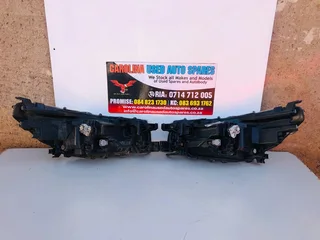 Toyota Hilux Legend RS left and right side chrome LED headlights