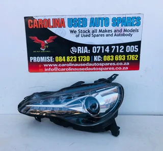 Toyota 86 left side LED xenon headlight