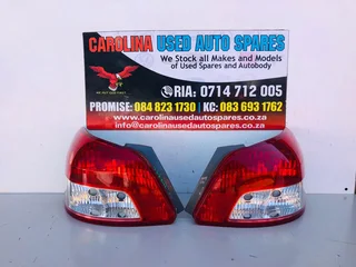 Toyota Yaris left and right side taillight (sedan)