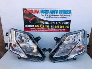 UD Kuzer RKE 150, 450 and UD Croner PKE 250 left and right side headlights (NEW)