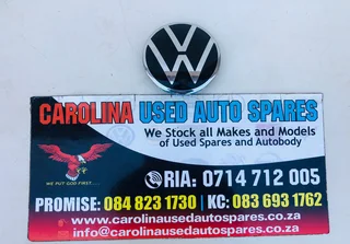 VW Amarok badge with camera