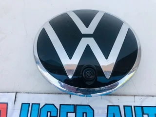VW Amarok badge with camera