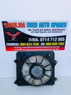 Honda Fit/Jazz double radiator fan