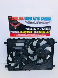 Range Rover Evoque double radiator fan