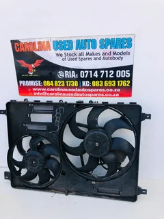 Range Rover Evoque double radiator fan