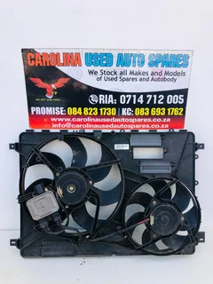 Range Rover Evoque double radiator fan