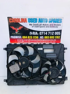 Range Rover Evoque double radiator fan