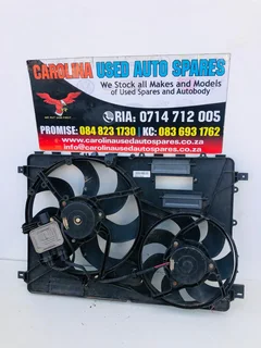 Range Rover Evoque double radiator fan