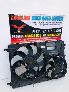 Range Rover Evoque double radiator fan