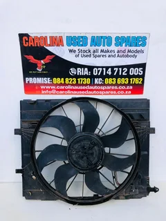 Mercedes Benz W204 C250 C300 C-class radiator fan