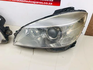 Mercedes Benz W204 C180 C-class left and right side xenon headlight