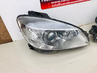 Mercedes Benz W204 C180 C-class left and right side xenon headlight