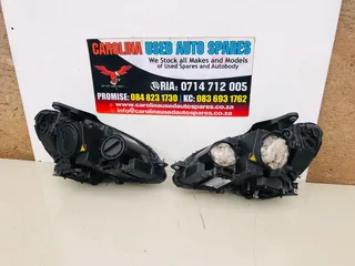 Mercedes Benz W204 C180 C-class left and right side xenon headlight