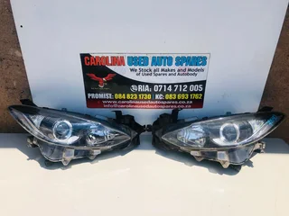 Mazda 3 left and right side preface headlight