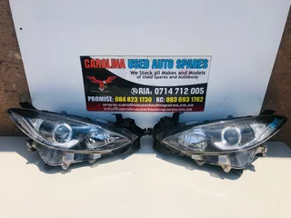 Mazda 3 left and right side preface headlight