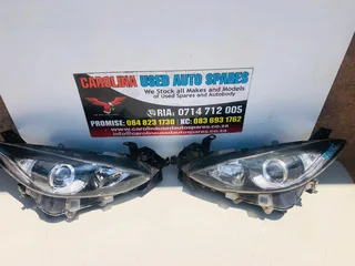 Mazda 3 left and right side preface headlight