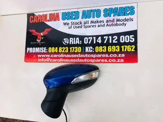 Ford Fiesta Mk4 facelift left side mirror with indicator