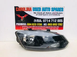 VW Polo 7 TSI black right side headlight