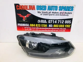 VW Polo 7 TSI black right side headlight