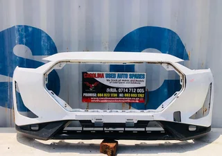 Nissan Magnite front bumper with lower bumper spoiler