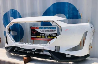 Nissan Magnite front bumper with lower bumper spoiler