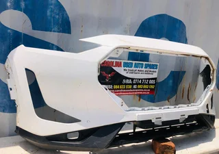 Nissan Magnite front bumper with lower bumper spoiler