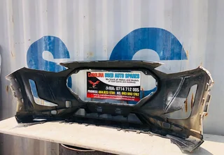 Nissan Magnite front bumper with lower bumper spoiler