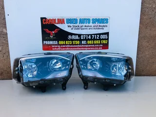 Mahindra Scorpio left and right side standard headlight with clear indicator