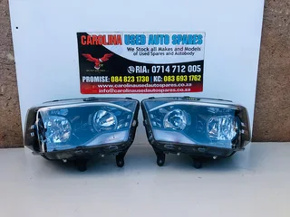 Mahindra Scorpio left and right side standard headlight with clear indicator