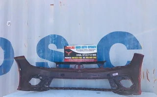 VW Polo 9 TSI hatchback front bumper with pdc holes