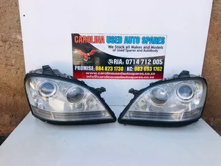 Mercedes Benz W164 ML350 left and right side headlight