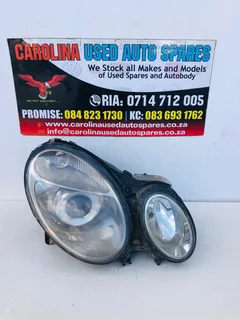 Mercedes Benz W211 E-class right side xenon headlight