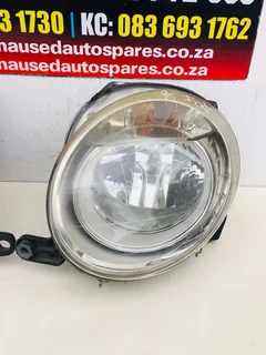Fiat 500 left and right side standard headlight